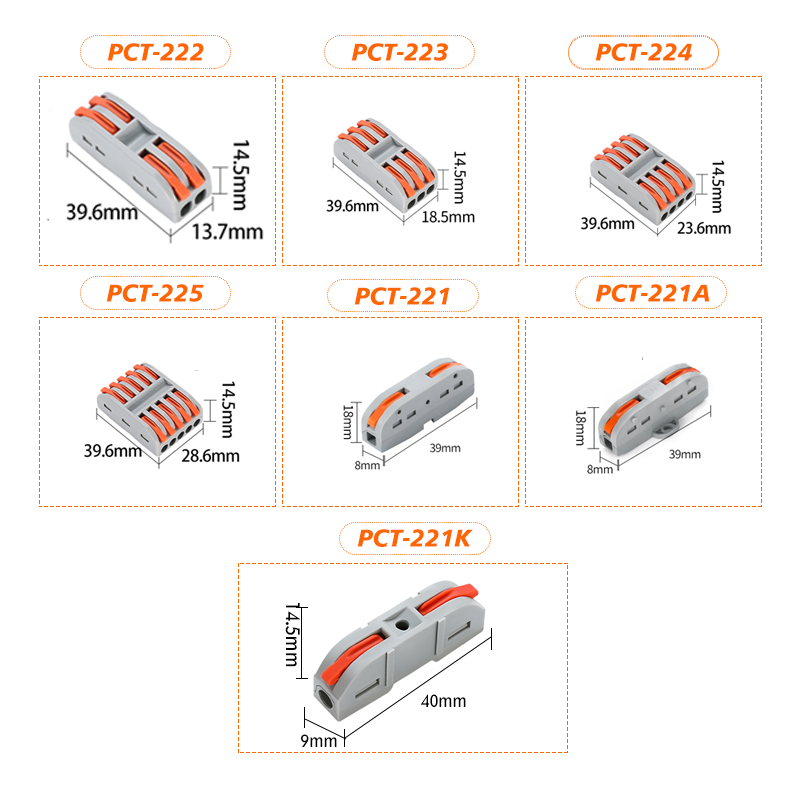 PCT22X Quick Wiring Connectors detail 1